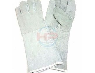 Găng tay da hàn 2 lớp dài 35cm